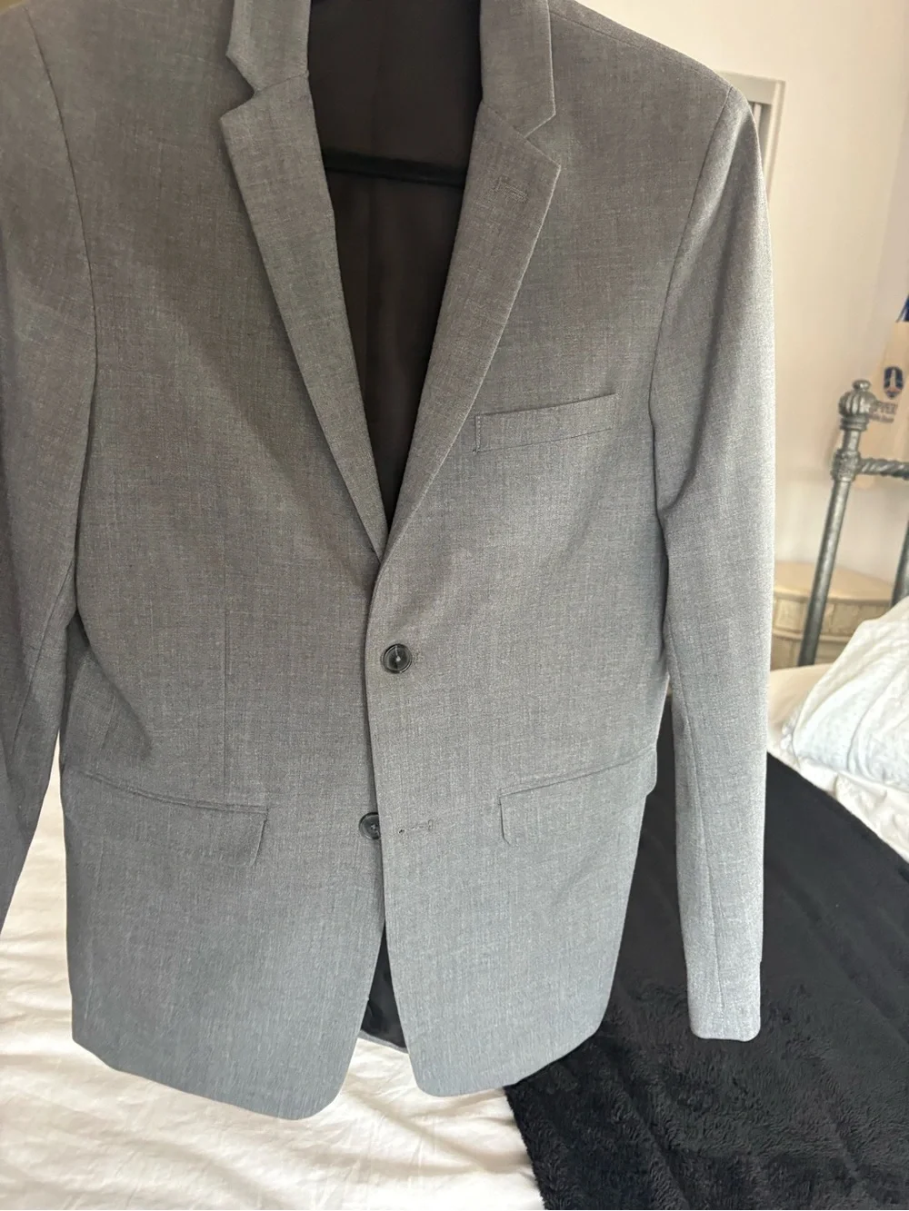 Calvin Klein Men's Charcoal Blazer. Perfect for teenagers/young adults
